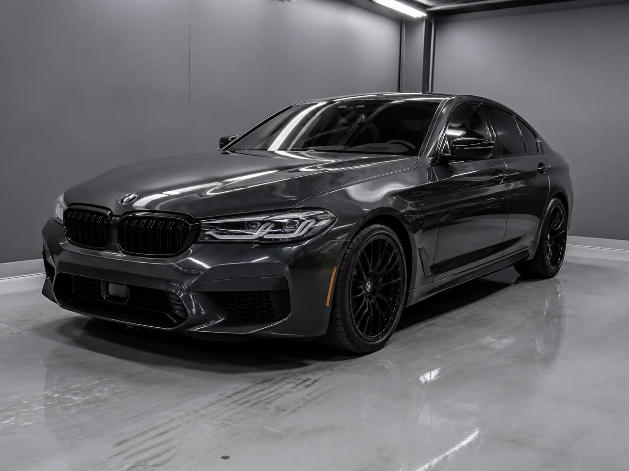 Same car with mirror-gloss paint after correction and ceramic coating